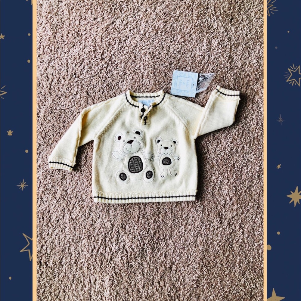 Dylan and Abby baby sweater